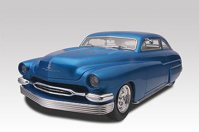 plastic model car,plastic models,1949 Mercury Custom Coupe -- Plastic Model Car 3-in-1 Kit -- 1/25 Scale -- #852860