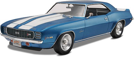 plastic model cars,plastic model car,1969 Camaro Z28 RS -- Plastic Model Car Kit -- 1/25 Scale -- #857457