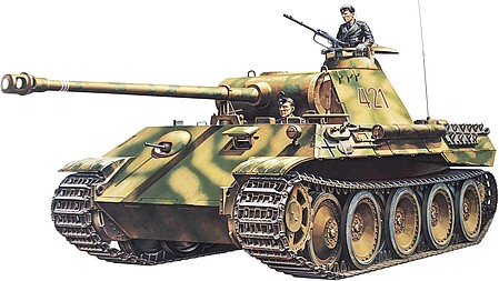 plastic models,military plastic models,German Panther Medium Tank -- Plastic Model Military Vehicle Kit -- 1/35 Scale -- #35065