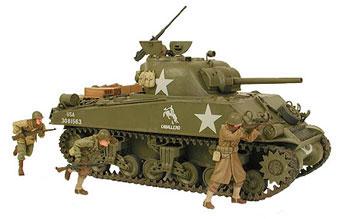 military plastic models,plastic models,M4A3 Sherman 75mm Tank -- Plastic Model Military Vehicle Kit -- 1/35 Scale -- #35250