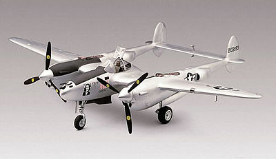 plastic model planes,plastic model,P-38J Lightning -- Plastic Model Airplane Kit -- 1/48 Scale -- #855479
